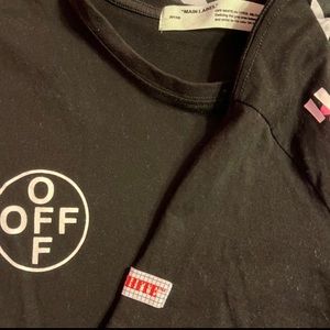 Off White Hot Pink and Black